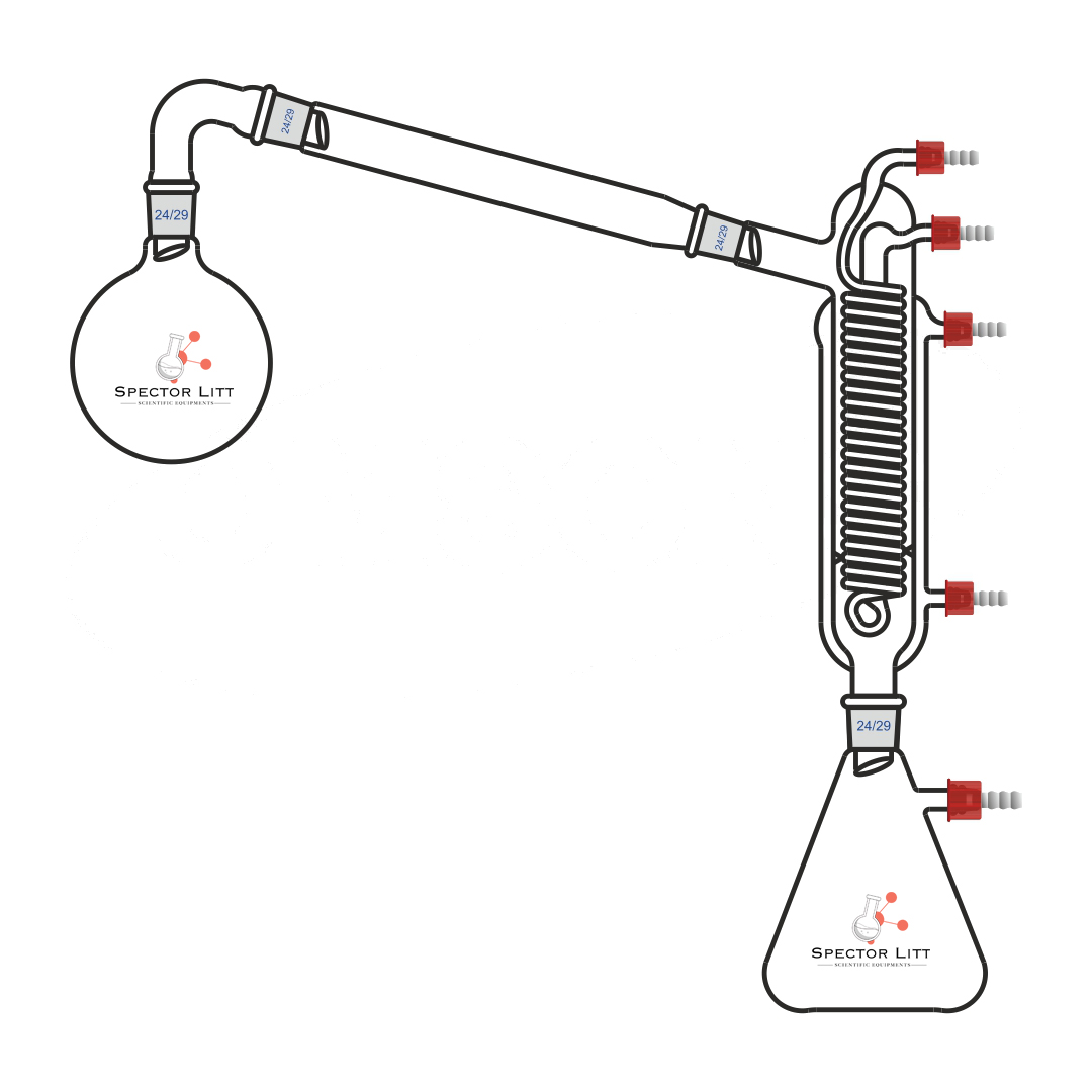  Solvent Recovery Assembly With Conical flask